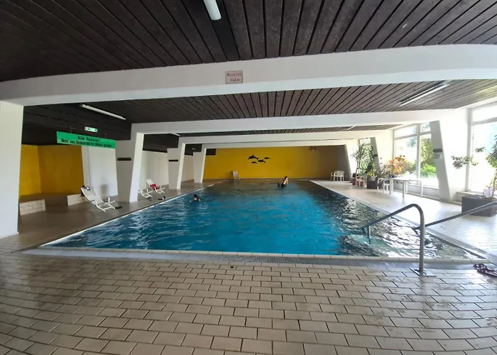 1-zimmer-apartment Mit Balkon, Kostenloser Schwimmbadnutzung Und Blick Ins Gruene アパート *