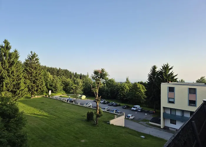 1-zimmer-apartment Mit Balkon, Kostenloser Schwimmbadnutzung Und Blick Ins Gruene アパート *