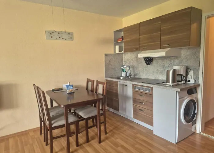 1-zimmer-apartment Mit Balkon, Kostenloser Schwimmbadnutzung Und Blick Ins Gruene アパート